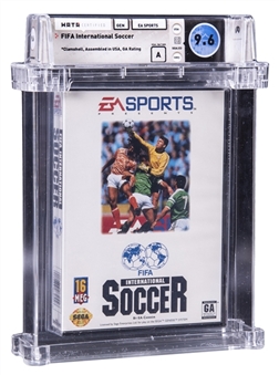 1993 SEGA Genesis (USA) "FIFA International Soccer" Sealed Video Game - WATA 9.6/A